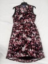 Simply Vera Vera Wang Women’s Sleeveless Abstract Print Midi Dress Size M