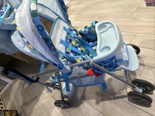 Joovy Toy Caboose Baby Doll Stroller Blue Dot Plus Matching Car seat