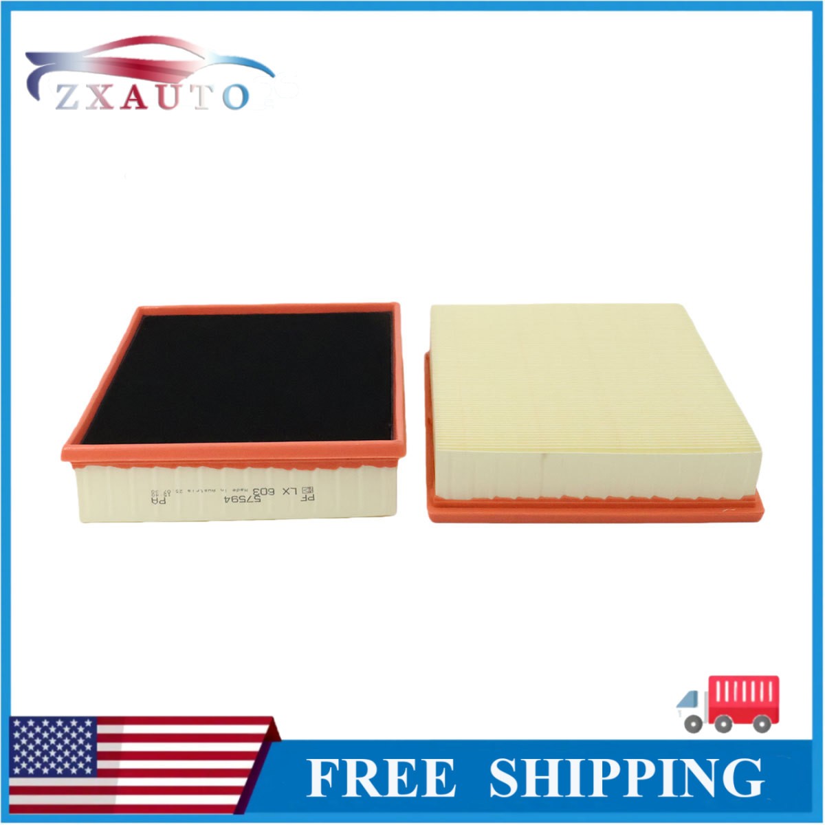 PF57594PA For 1998-2009 Bentley Arnage Models 2pcs Air Filter