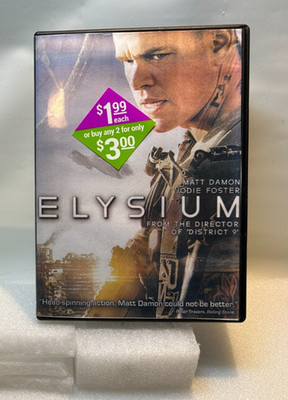 Elysium (DVD, 2013) with Case