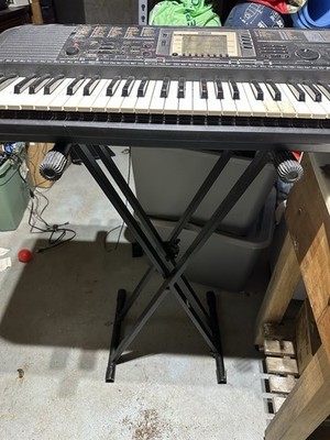 YAMAHA PSR-530 電子キーボード 61鍵 XG BONUSカード付 Yamaha PSR-530 61-Key Electronic Keyboard Black w/ Stand, LCD