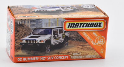 Matchbox Superfast 02 Hummer H2 SUV Concept. 40/2019. Power Grabs. Box & Modell