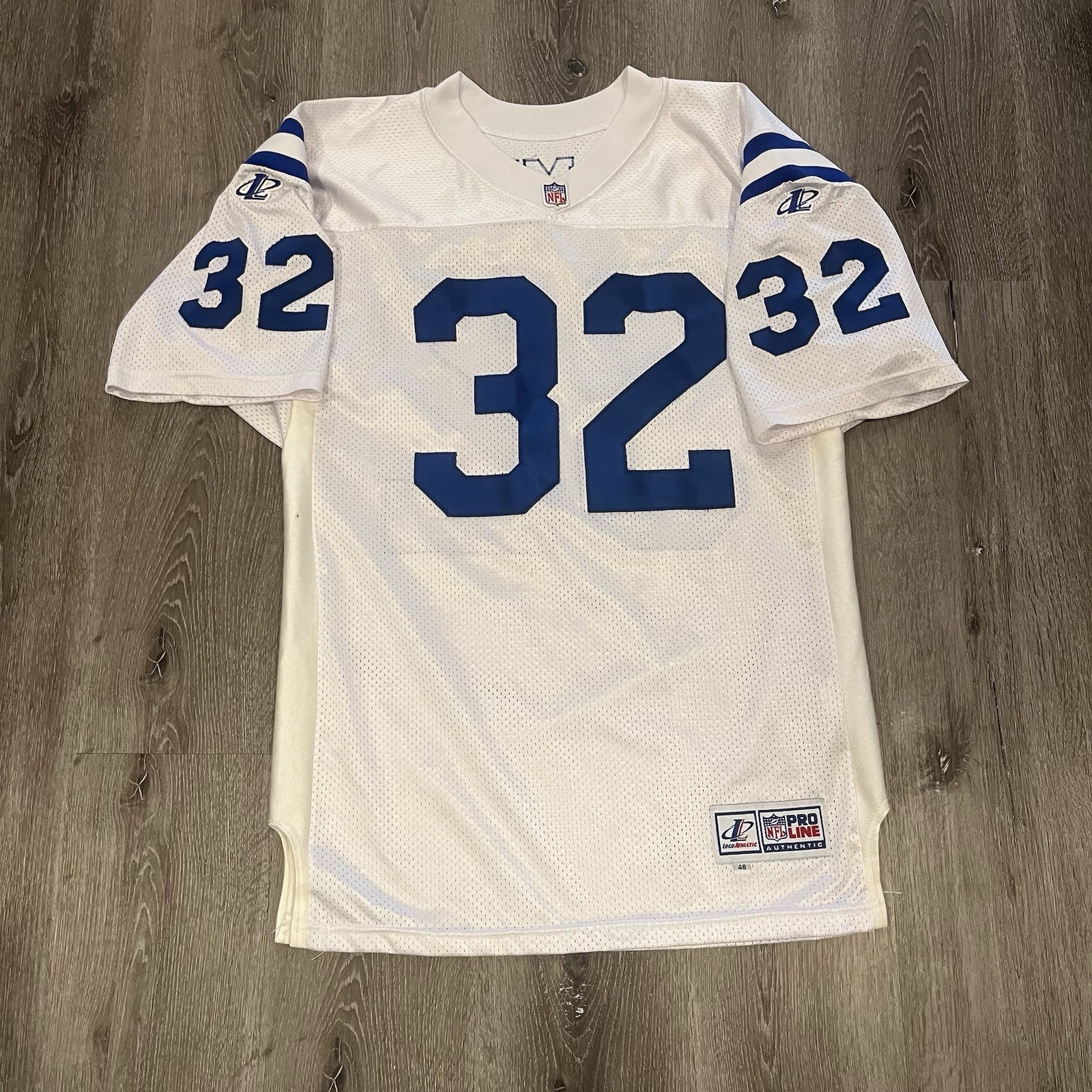 Vintage Edgerrin James Indianapolis Colts Pro Line Authentic NFL Sewn Jersey 48