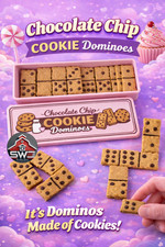 Choco Chip Cookie Dominoes - La noche de juegos más dulce de la historia
