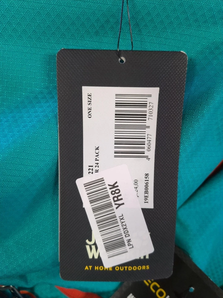 Jack Wolfskin Unisex-Adulto Ecoloader Paquete de 24, Cian Oscuro, Talla Única Foto 2 de 4