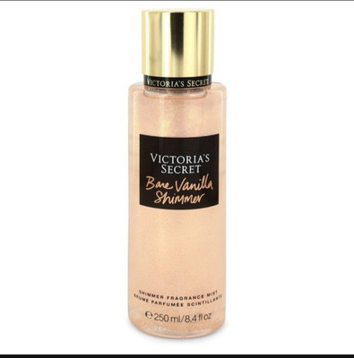 RARE VICTORIAS SECRET BARE VANILLA SHIMMER BODY MIST LUMINIOUS GLITTER SPRAY NEW