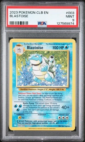 2023 #003 BLASTOISE PSA 9