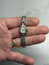 Reloj Pulsera Hamilton Vintage Mujer Cuerda Manual 10K RGP Sin Probar