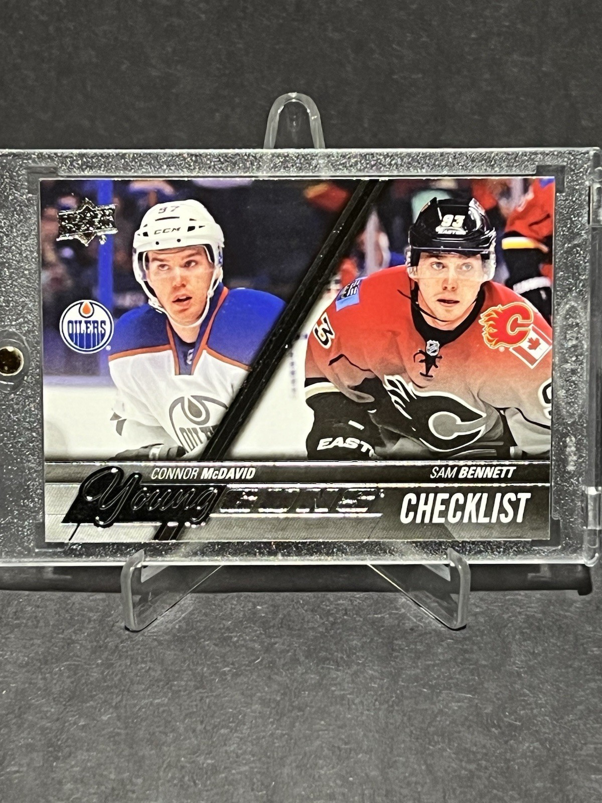 2015-16 Upper Deck Young Guns Rookie Checklist #250 Connor McDavid Sam Bennett