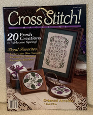 1992 Feb / Mar Cross Stitch Magazine 9 - 20 Design Projects - GUC