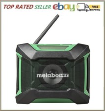 Metabo HPT 18V MultiVolt Cordless Bluetooth Radio Powerful Sound with 15 Level