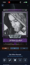 Star Wars Card Trader 2026 11th Anniversary Sketch Obi-Wan Kenobi Purple