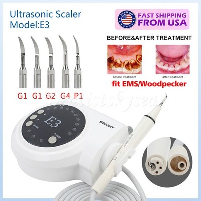 Auto Electric Dental Ultrasonic Piezo Scaler Handpiece fit EMS USA