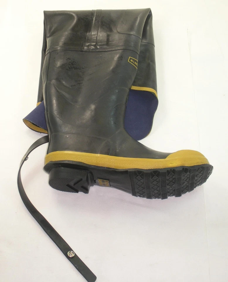 Lacrosse 24009091-10 Black Steel Toe Hip Boots Size 10 - Image 2 of 4