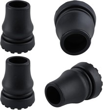 4Pcs Cane Tips 3/4 Inch Heavy Duty Rubber Cane Tips Anti Slip TPR Replacement...
