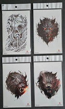 4 Sheets Premium Quality Middle Half Arm Temporary Tattoos For Men  Women 33