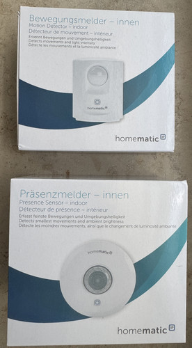 Homematic IP Präsenzmelder HmIP-SPI und Bewegmelder