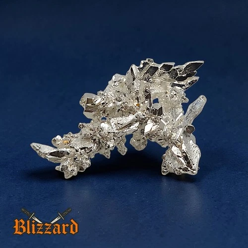 4.75g .999 Fine Crystalline Silver Specimens + Display Case - Super Cool Refined