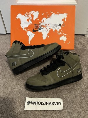 Nike Dunk High SP Soulgoods Olive Size 8 (New With Box) Green Black (DR1415 200)