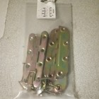 1 Set Bettbeschläge 3 Haken 8 Teile Bettbeschlag 130 mm mit Schrauben