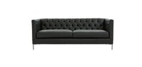 Einrichtung Wohnzimmer Sofa Design Couchen Schwarz Italienische Stil MöBel Stoff