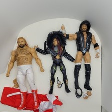 WWE ELITE LOT OF 3 LOOSE IYO SKY TRIPLE H BIG JOHN STUDD