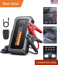 Weatherproof Car Battery Jump Starter 4000A - 16800mAh for Gas & Diesel Vehicles