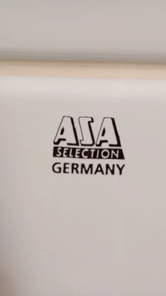 ASA Grande weiß Keramik Käseplatte mit Deckel + Butterdose - Bild 3 von 4