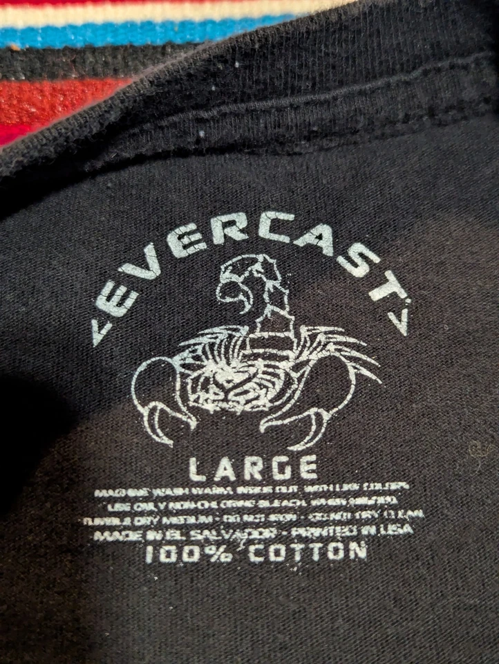 Gretsch Drums T-shirt Evercast Black Large Y2K Vintage Drum T-shirt - Image 3 of 4