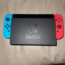 Nintendo Switch Handheld Console Neon Blue and Neon Red Joy-Con