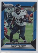 2016 Panini Prizm Light Blue Prizm 35/199 Justin Forsett #18 0c6