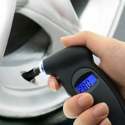 Digital Tire Air Pressure Gauge Meter Tester Bike Car Truck LCD Display 150 PSI