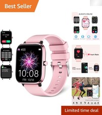 Bluetooth Smartwatch for Women - Stylish, Waterproof with Notifications