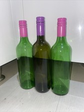 Produktbild - 6x leere Weinglasflaschen mit Schraubverschluss Weinherstellung Handwerk Hausbrauen usw.