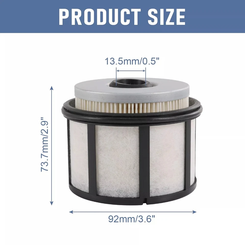 New Diesel Fuel Filter FD4596 For Ford F250 F350 F450 F550 SUPER DUTY 7.3L 3Pcs - Image 2 of 4