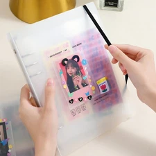 Kpop Photocard Holder Book Binder Photo Card Sleeves Binder Pockets Collect Book
