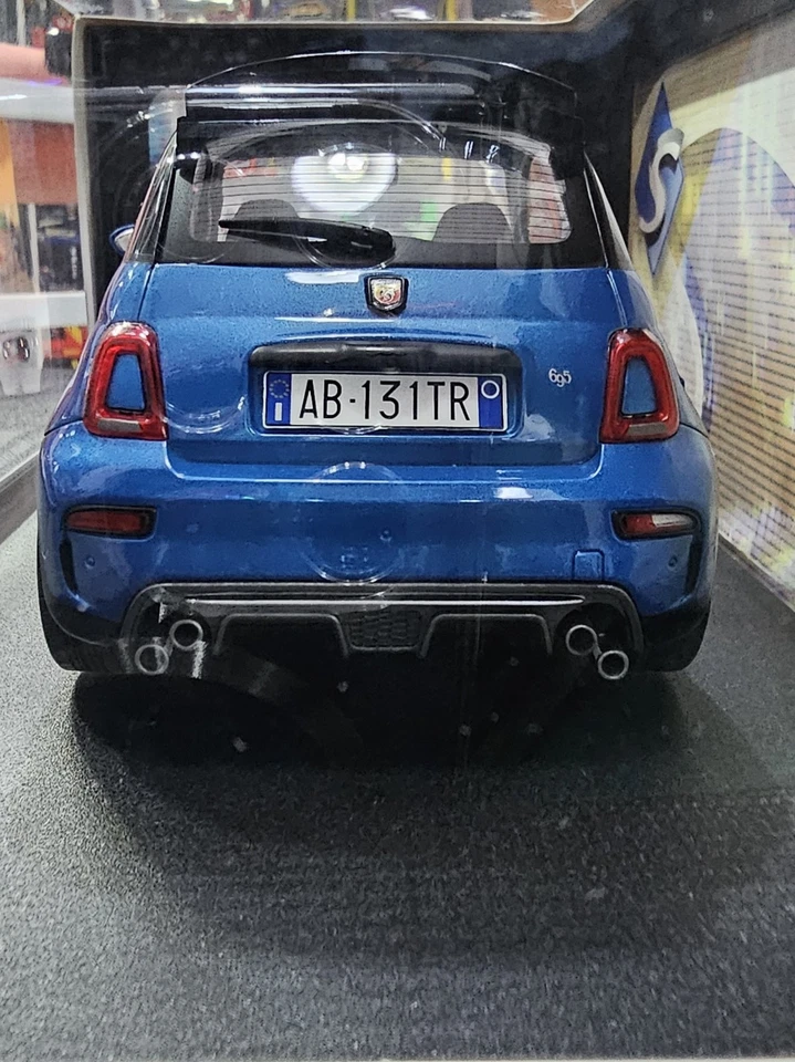 Solido Fiat 695 Abarth Tributo 131 Rally Scale1:18 Automodello Collezionismo Blu - Immagine 4 di 4