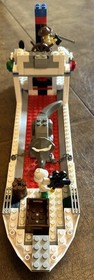 LEGO Adventurers (T-Rex Transport) 5975 River Boat w/ Dinosaur & Minifigures