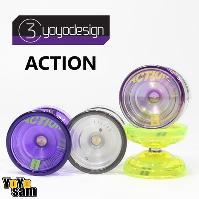 C3yoyodesign Action Yo-Yo - Plastic Fingerspin YoYo