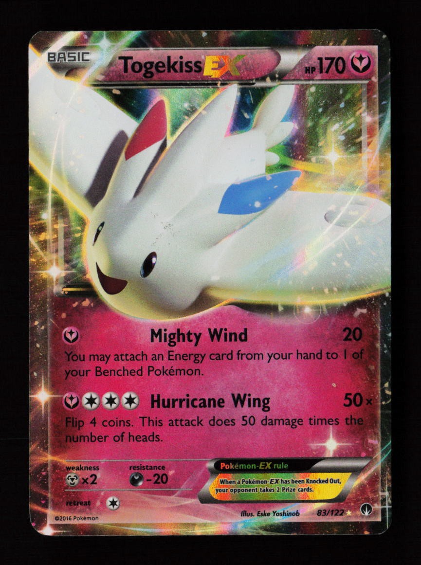 Togekiss EX 83/122 Ultra Rare XY - BREAKpoint Pokémon Card