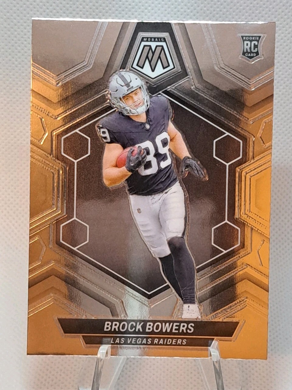 2024 Panini Mosaic - Rookies Brock Bowers #313 Silver Prizm (RC)