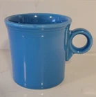 HLC Fiestaware Peacock Blue Ring Handled Mug Coffee Cup