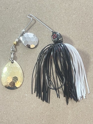 Bingo Spinnerbait 1/2oz Premium Double Colorado 5/0 wKeeper Custom Pro UmbrSkirt - Picture 4 of 4