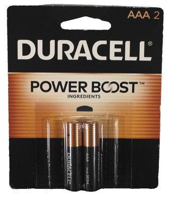 2-Pack Duracell AAA Batteries 2 Count Power Boost Ingredients By Duracell