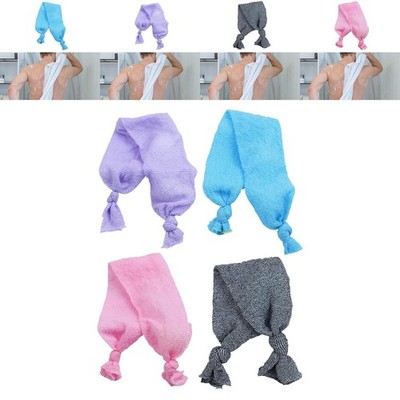 Polyester Rückenschrubber Handtuch schnelltrocknend multifunktionales Körperpeeling