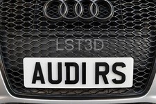 Audi RS Grille Number Plate Holder - PushLock Bracket - RS RS3 RS4 RS5 RS6 TT