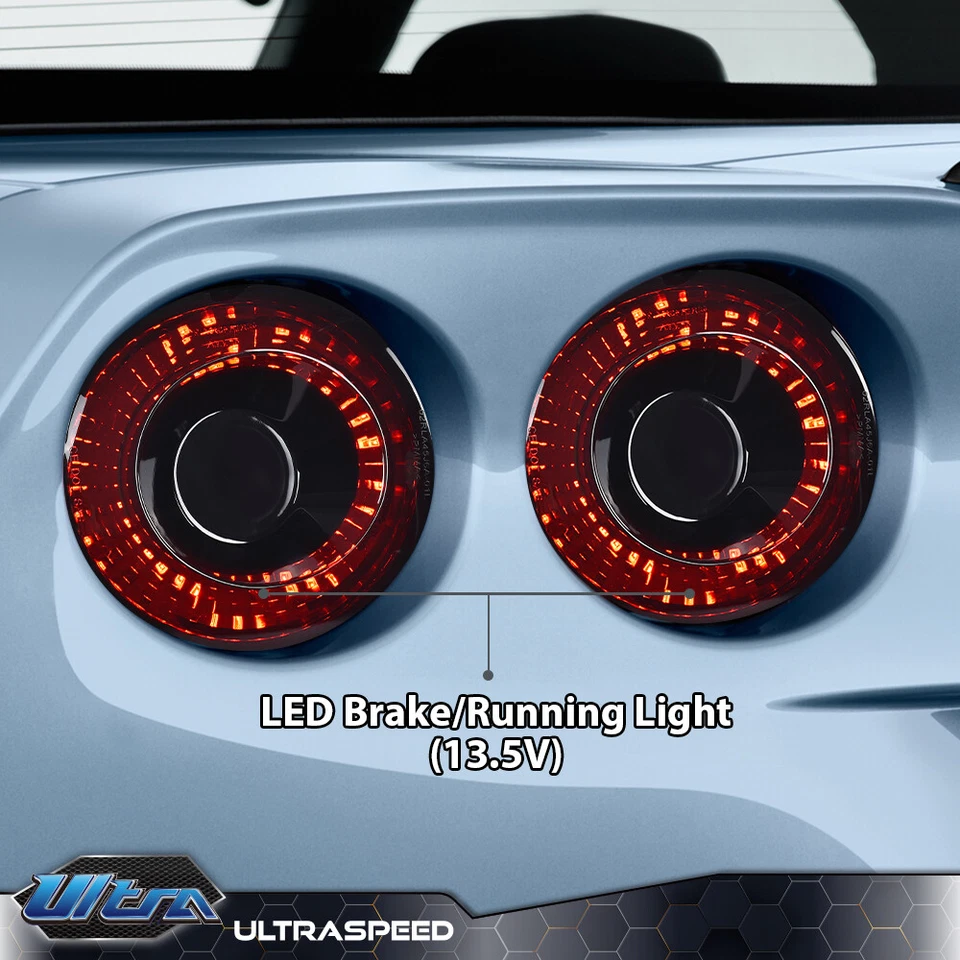 Luces traseras de lámpara de freno LED aptas para Chevrolet Corvette C6 2005-2013 cupé Foto 3 de 4