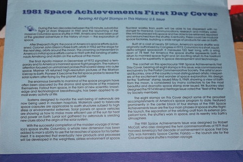 America's Space Achievements: First Day Of Issue Stamp Benefitting Mankind - Picture 3 of 5