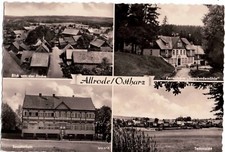 Ak Allrode, Harz, 4 Bilder, gelaufen 1960 (24f)