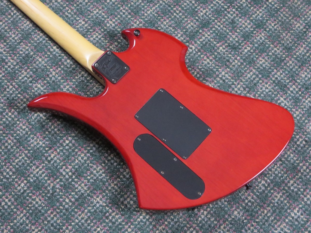 1990s B.C. Rich Japan N.J. Series Mockingbird Trans Red! w 1990s B.C. Rich Japan N.J. Series Mockingbird Trans Red! w
